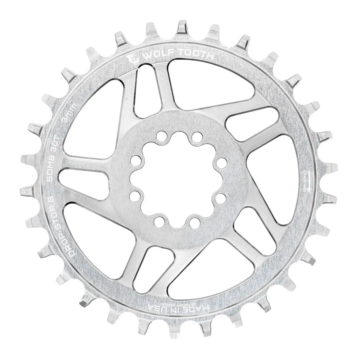 SRAM DM MTB 8-BOLT DROP-STOP B CHAINRING - 3MM OFFSET image 3