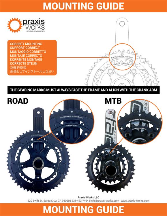 Praxis - MTB Chainring Set image 2