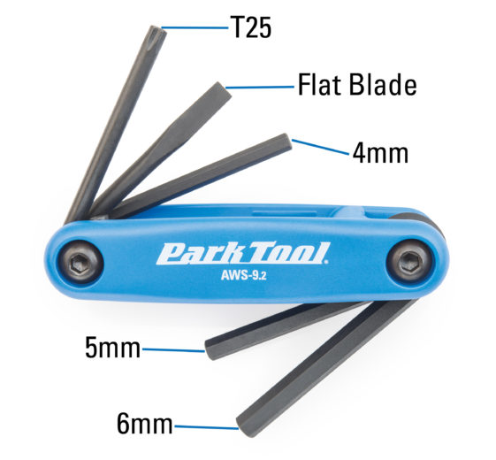 Park Tool - AWS-9.2 - Fold Up Hex Wrench Set image 3
