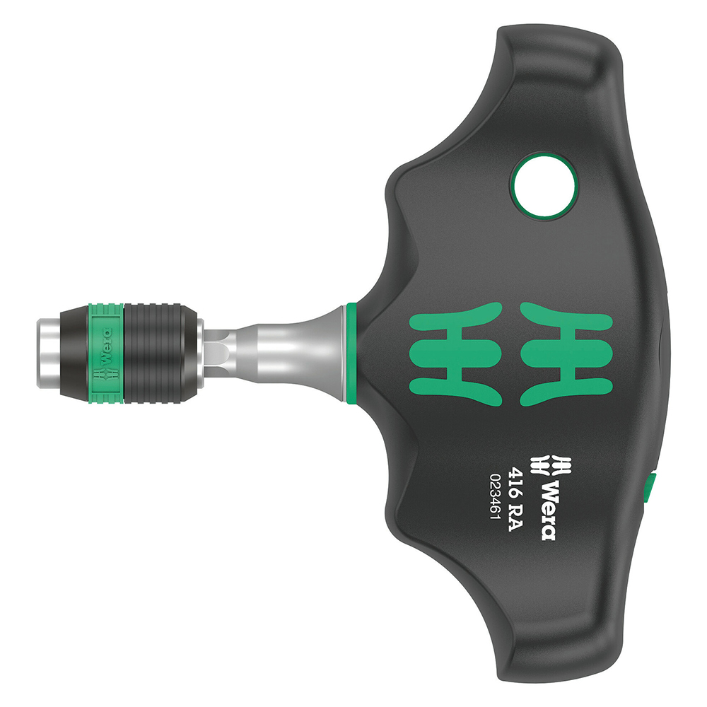 Wera Kraftform T-Handle Ratchet & 17 Piece Bit Set image 3