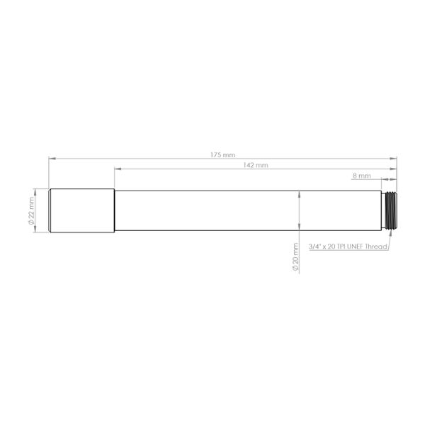 Burgtec Fox 40 Front Axle image 3