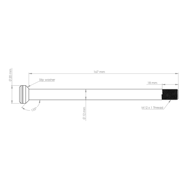 Burgtec Transition 171mm Rear Axle SPECIAL SAVE 30% image 7