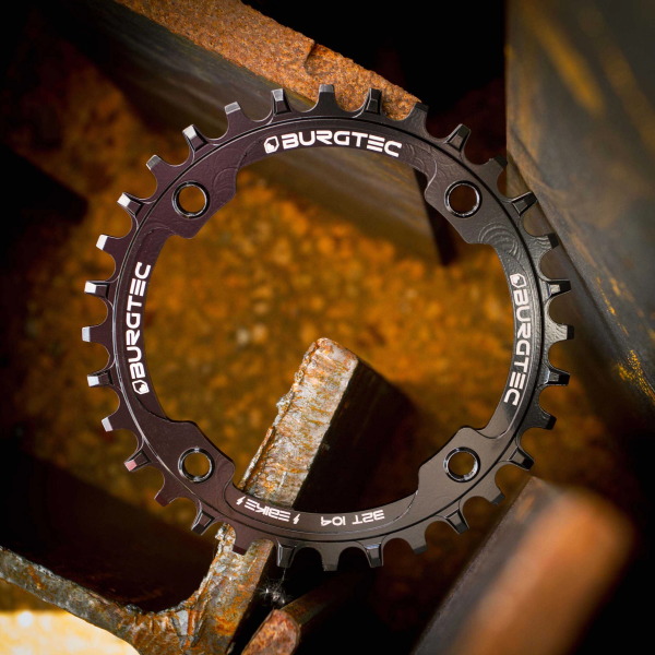 Burgtec 104mm BCD Inside Fit E-Bike Steel Thick Thin Chainring image 3