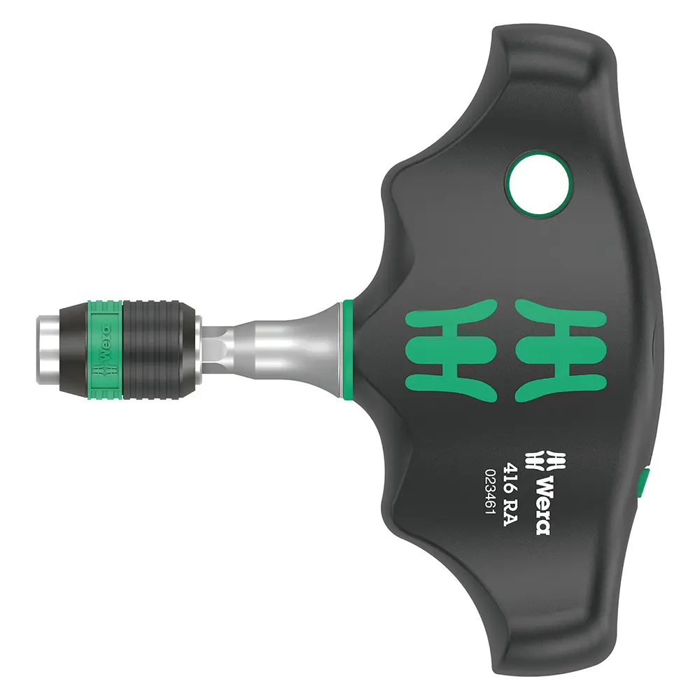 Wera Kraftform T-Handle Ratchet & 17 Piece Bit Set image 3