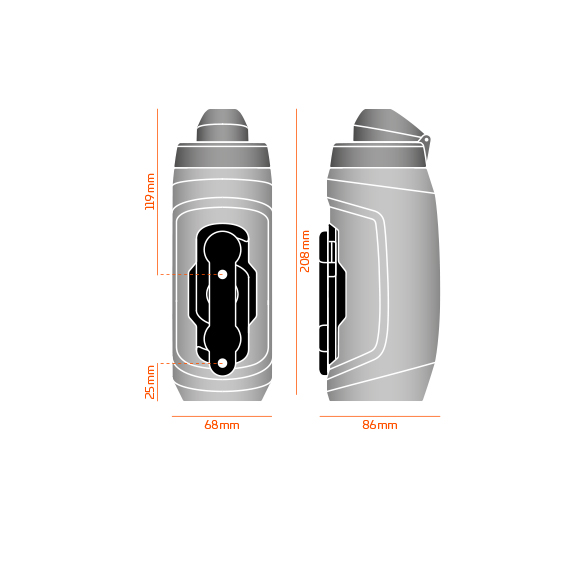 Fidlock Twist 590ml Bottle and Base image 3
