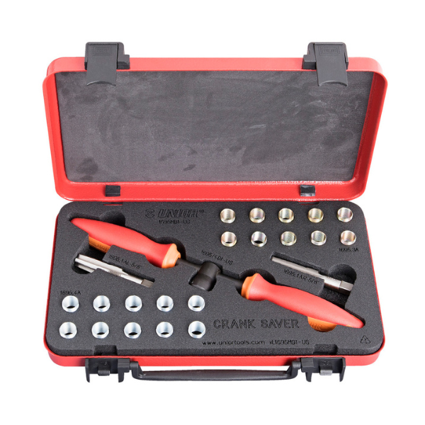 Unior Cranksaver - Pedal Thread Repair and Insert Kit