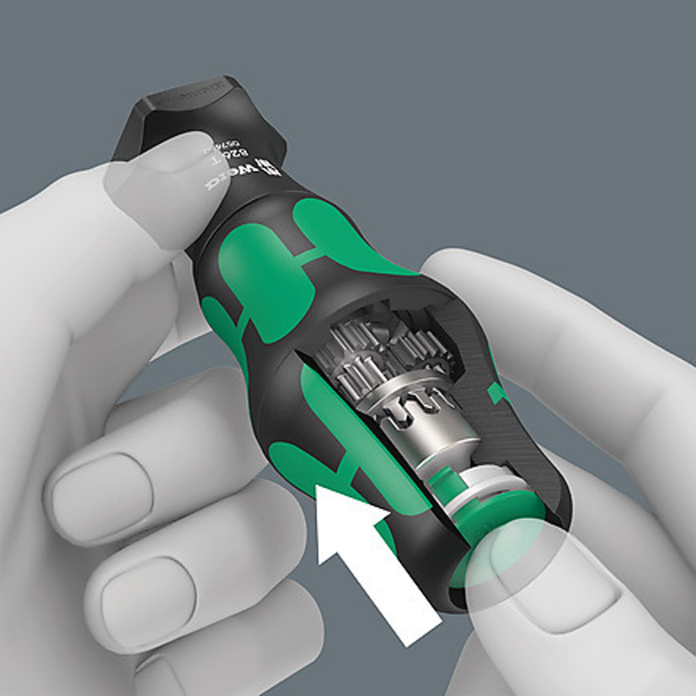 826 T Kraftform Turbo Bits Screwdriver, Rapidaptor Quick-Release Chuck image 3