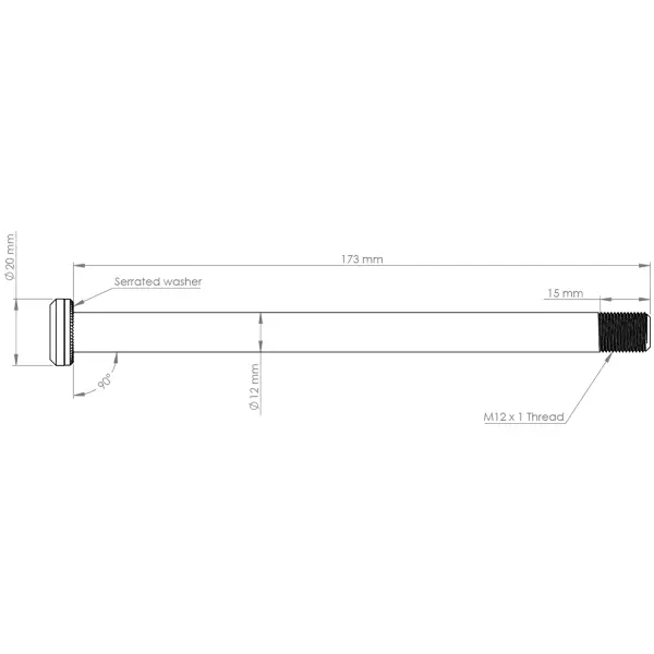 Burgtec Santa Cruz Rear Axles 173.7mm SPECIAL SAVE 30% image 5
