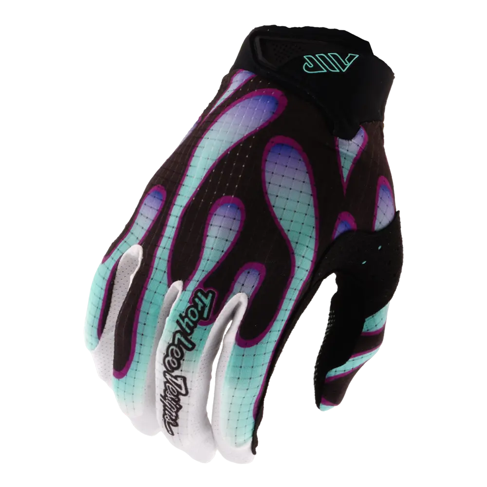 YOUTH AIR GLOVE OVERSPRAY BLACK / REAL