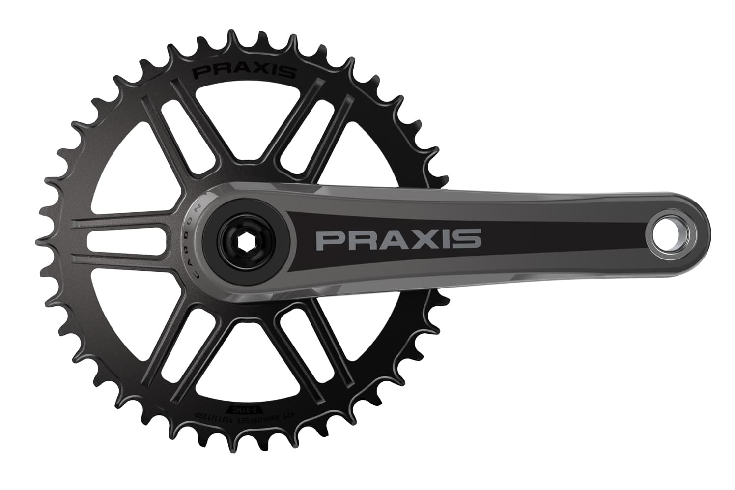 Praxis - Zayante Carbon DM M30 Road Cranks image 4