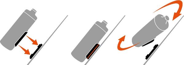 Fidlock Twist 600ml Bottle and Base image 2