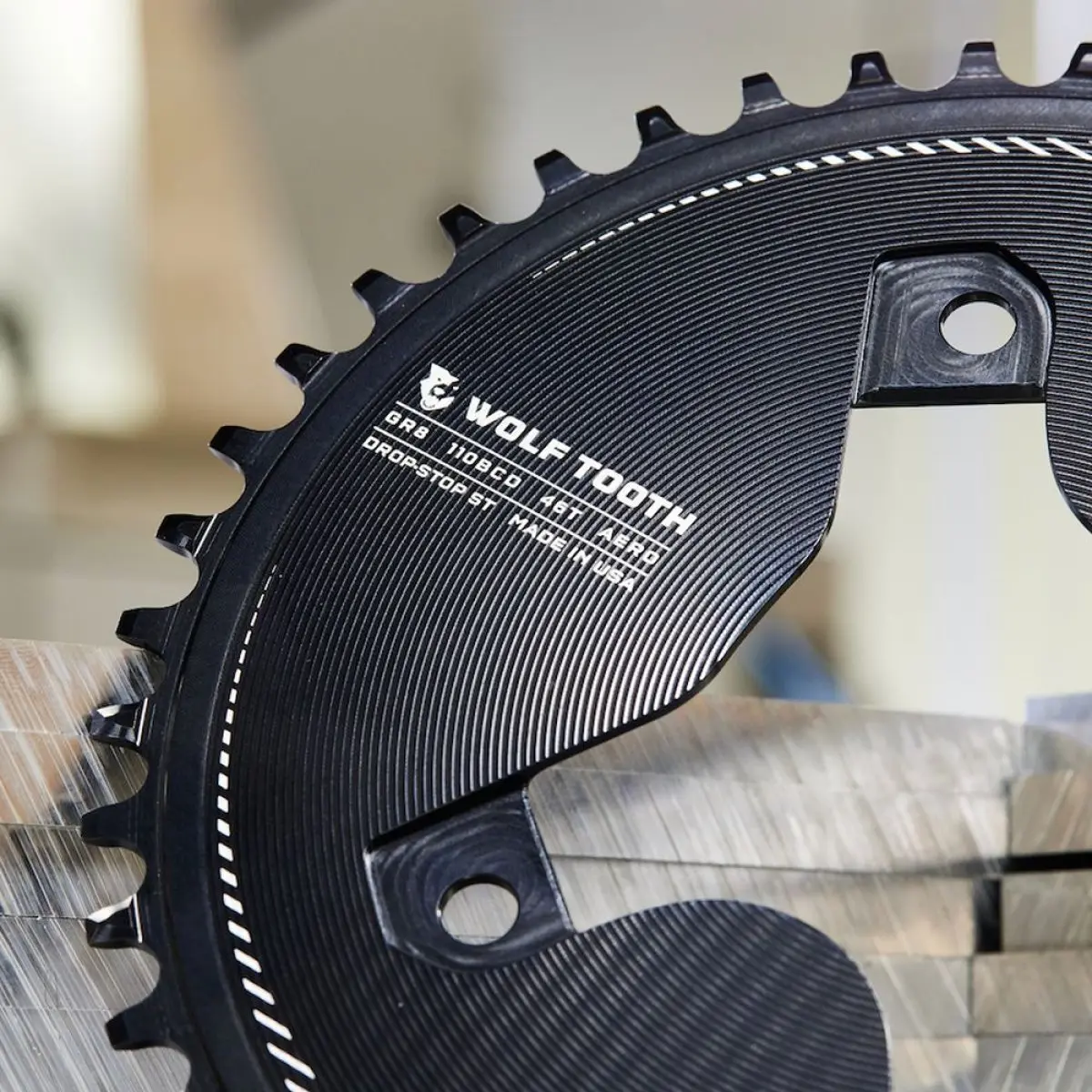 SHIMANO GRX AERO 1X DROP-STOP ST CHAINRING - 110 x 4 BCD - SHIMANO HG+ image 8
