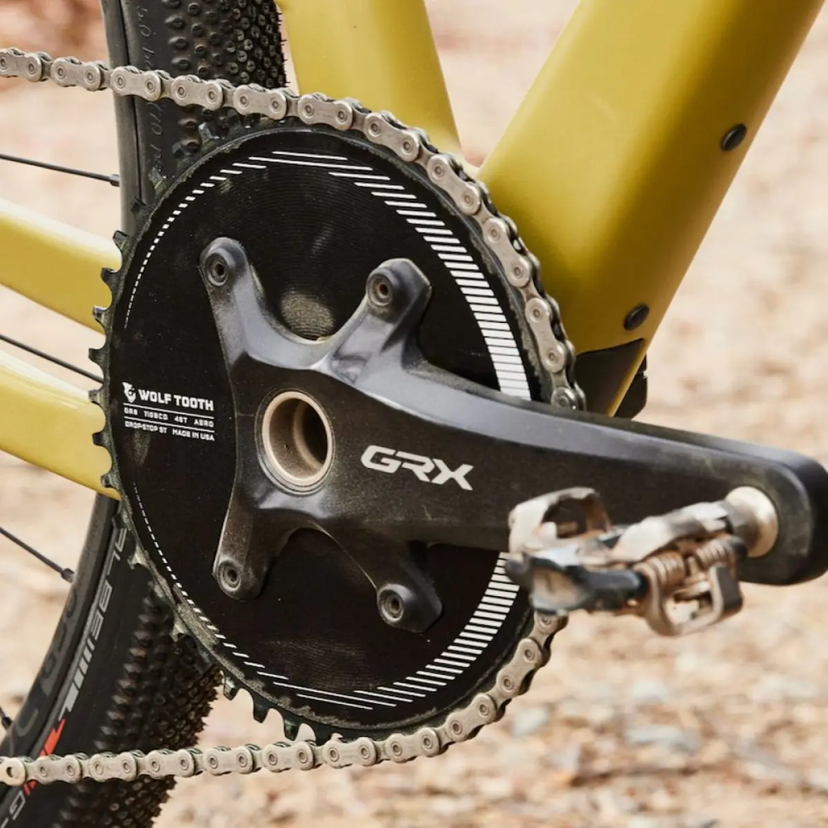 SHIMANO GRX AERO 1X DROP-STOP ST CHAINRING - 110 x 4 BCD - SHIMANO HG+ image 5