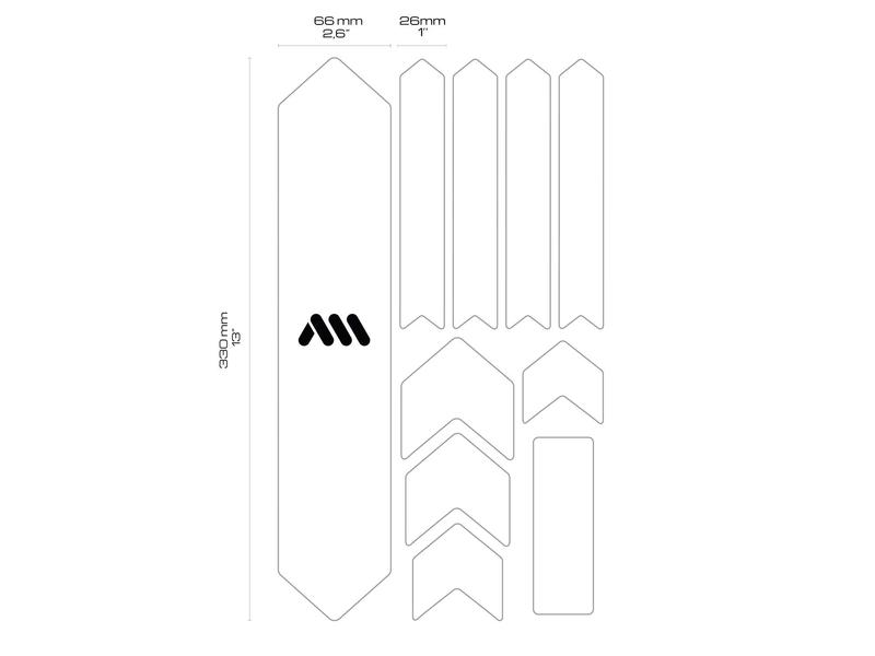 All Mountain Style - White Drops Frame Guard image 4